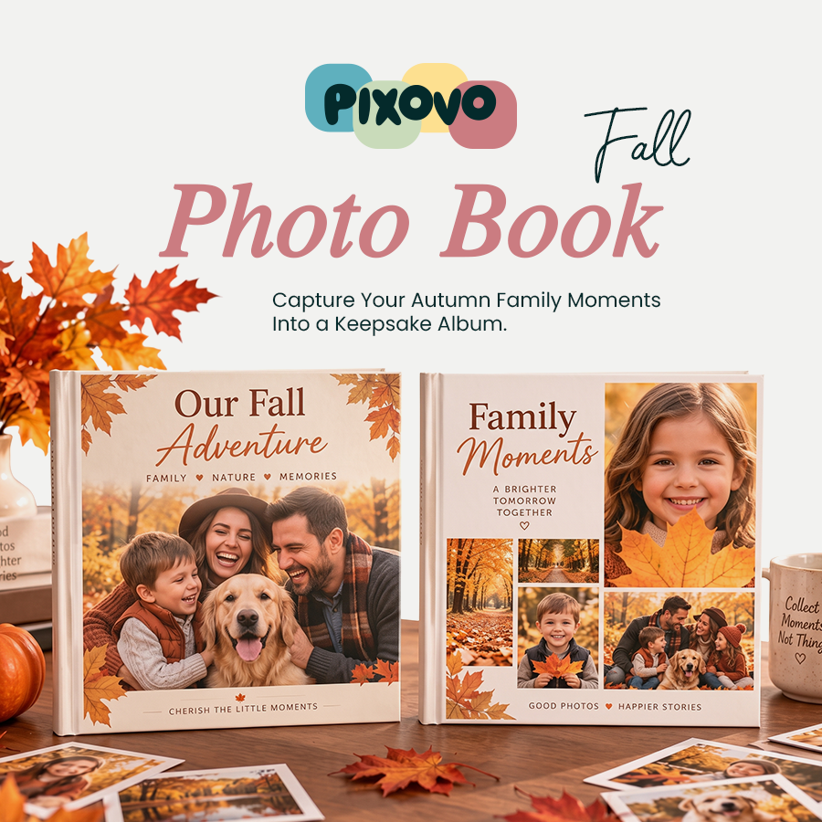 Fall Photo Books: Capture Your Autumn Family Moments Into a Keepsake Album